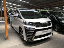 2019 Toyota Vellfire 2.5 ZG SUNROOF 360 CAMERA #NEGO