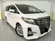 2015 Toyota Alphard 2.5 SA (A) 1 OWNER NO PROCESSING CHARGE