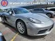 Recon 2018 Porsche 718 2.0 Cayman Sport Chrono Package (Grade 4.5) Sport Plus Mode Select High Loan No Processing Fee No Extra Charges Apple Car Play Unreg