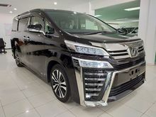 2019 Toyota Vellfire 2.5 ZG PCS SRF BSM BLINKER DIM RM ANDROID 3LED 5 YEARS WARRANTY