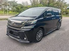 2015 Toyota Vellfire 2.5 ZG MPV ( JBL , SSUNROOF , PIILOT SEAT )