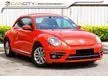 Used 2017 Volkswagen The Beetle 1.2 TSI Sport Coupe (A) 3 YEARS WARRANTY TRUE YEAR MADE 2017 LEATHER SEAT DVD PLAYER ONE OWNER