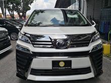 2019 Toyota Vellfire 2.5ZG JBL +4 CAM+SUN ROOF+PRICE INCLUDED SST