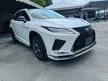 Recon 2020 Lexus RX300 2.0 F sport,grade 4.5, surround camera 360,red leather,head up display,sunroof,BSM,pre crash,LED DAYLIGHT,2020 UNREG - Cars for sale