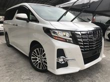 2016 TOYOTA ALPHARD 2.5 SC SPEC, SUNROOF, REVERSE CAM, PILOT SEAT, ALPINE FULL SET.