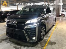 (5 Year Warranty With Unlimited Aggregrated Claims)2019 Toyota Vellfire 2.5 ZG 7seats Facelift 360view Sun Roof 3LED Light Power Boot Push Start 7G