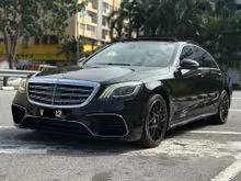 2017 Mercedes-Benz S400L h 3.5 Sedan / S63 Bodykit / AMG Steering / 12 No Plate /  Lane Assist / Blind Sport / 360 Cam / Sunroof/Power Boot