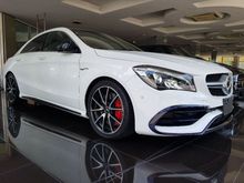 2016 Mercedes-Benz CLA45 AMG 2.0 MATIC Coupe Race Mode Sport Exhaust Panoramic Reverse Cam Xenon LED Running Light Harman Kardon Push Start Keyless-Go