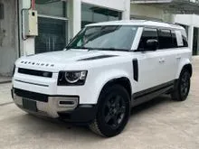 2023 Land Rover Defender 2.0 110 P300 5 SEATES, 360 4 CAM, ELECTRIC SEAT, LED HEAD LIGHTS, AUTO HOLD SYSTEM, BSM, REVERSE CAMERA, 5A/17k MILEAGE,
