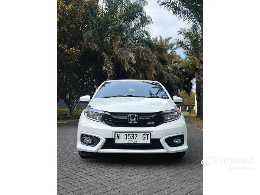 Jual Mobil Honda Brio 2019 RS 1.2 di Jawa Timur Automatic Hatchback Putih Rp 185.000.000