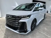 2024 Toyota Vellfire 2.4 Z Premier GR BODYKIT HUD DIM BSM 4CAM SIDE STEP PAN ROOF BROWN INTERIOR