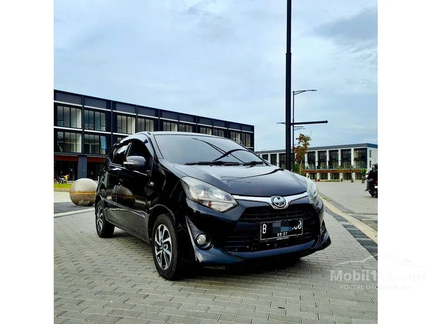 Jual Mobil Toyota Agya 2017 G 1.2 di Banten Manual Hatchback Hitam Rp 88.000.000