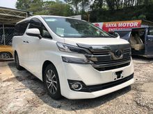 2015 Toyota Vellfire 2.5 V MPV