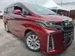 Recon 2020 Toyota Alphard 2.5 S 7 SEATER 2PD UNREG KL AP UNREG