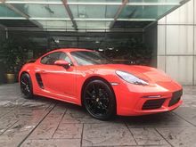 2017 PORSCHE 718 CAYMAN 2.0 * HIGH SPEC * PDLS * LAVA ORANGE * SALE OFFER 2020 *