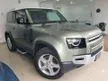 Recon Recon 2021 Land Rover Defender 2.0 90 P300 SE SUV / GRADE 5A / 20K MILEAGE / DIGITAL METER / 4 CAM / SIDE STEP / MERIDIAN SOUND / OLIVE GREEN EXTERIOR