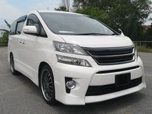 Reg.2012 Toyota Vellfire 3.5 Z G Edition MPV