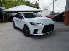 2023 Lexus RX 350 2.4 F Sport Black Interior/Rear Electric Seat/Panroof/HUD/DIM/BSM/360 Cam/Unregister