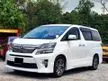 Used DEPOSIT RM15000 2013 Toyota Vellfire 2.4 Z G Edition MPV - Cars for sale