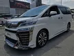 Recon 2018 Toyota Vellfire 2.5 Z G Edition [UNREG RECOND UNIT