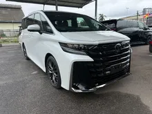 2024 Toyota Vellfire 2.4 Z Premier MPV-5A, 11,000KM, INT BLACK, FULL SPEC, SR, HUD, DIM, BSM, 360 CAM, ADV PARK, ROOF MONITOR, 5+1 YRS WARRANTY