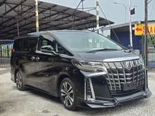 2021 TOYOTA ALPHARD SC 2.5  BLACK  JAPAN TRD Lips 24K Mileag