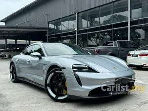 2021 Porsche Taycan 0.0 Turbo S Sedan RECON UK SPEC DC FAST CHARGE SPORT CHRONO BOSE SOUND 18 WAYS SEAT MOONROOF 360 CAM PASM REAR CLIMATE CONTROL