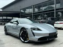 2021 Porsche Taycan 0.0 Turbo S Sedan RECON UK SPEC DC FAST CHARGE SPORT CHRONO BOSE SOUND 18 WAYS SEAT MOONROOF 360 CAM PASM REAR CLIMATE CONTROL