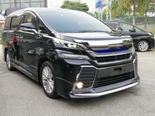 2015 Toyota Vellfire 2.5 Z 8 SEAT AERO MODELLISTA POWER BOOT