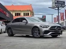 BEST DEAL UNREG 2023 MERCEDES-BENZ C200 1.5 AMG LINE SEDAN MAJOVE SILVER METALLIC COLOUR