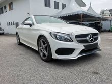 2018 Mercedes-Benz C300 2.0 AMG PREMIUM LINE COUPE / PANAROMIC ROOF / POWER BOOT