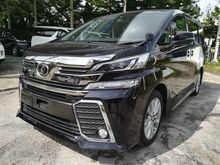 2015 TOYOTA VELLFIRE 2.5 ZA MPV (UNREG) (JBL SOUND SYSTEM)