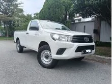 2018 Toyota Hilux 2.4 Single Cab Pickup