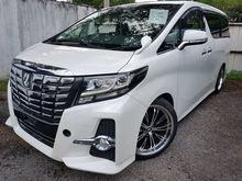 2015 Toyota Alphard 2.5 SA SUNROOF UNREG 20 INCH SPORT RIM