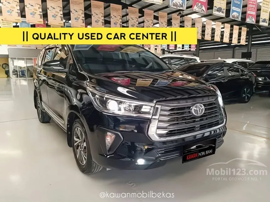 Jual Mobil Toyota Kijang Innova 2021 V 2.4 di Banten Automatic MPV Hitam Rp 390.000.000