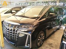 2018 Toyota Alphard 2.5 SC FULL NAPPA LEATHER SEATS 3 LED HEADLAMPS 360 SURROUND CAMERA POWER BOOT FREE WARRANTY