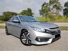 2017 Honda Civic 1.8 (A) S i-VTEC Sedan FULL SERVICE RECORD HONDA STILL UNDER HONDA 5 YEARS WARRANTY KEYLESS PUSH START DVD PLAYER REC CAMERA