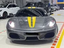 2006 Ferrari F430 4.3 AT COUPE,DIRECT OWNER ,YELLOW LIVERY STRIPE,TWO TONE INTERIOR (BLACK &RED) ,YELLOW SPEED METER
