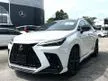 Recon 2022 Lexus NX350 2.4 F Sport SUV 360CAM DIM HUD PAN ROOF COOLING SEAT 2TONE LEATHER 3LED
