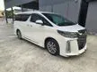 Recon 2020 Toyota Alphard 2.5 SA TYPE GOLD/3BA MONITOR/3 EYES LED/SUNROOF/ORI JAPAN MODELISTA BODYKIT/DIM/BSM/GRADE 4.5B/ 8K KM ONLY ORI/2020 UNREGISTER