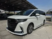 2024 Toyota Alphard Hybrid 2.5 Z Original  HUD Dim BSM Side step Free 8 Year Warranty Hyrbid 3 Year