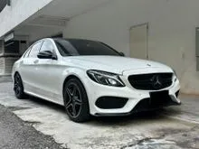 2015/20 Mercedes-Benz C200 2.0 AMG Line Sedan W205 / ALL FULL / Head Up Display  / Burmester Sound System / Ambient Lights / Power Boot / TipTop