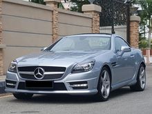 2014 UNREGISTER 2014 MERCEDES SLK 200 CGi (A) R172 TURBO ORIGINAL AMG 7-GTRONIC HIGH SPEC ELECTRIC CONVERTIBLE ROOF 0%GST