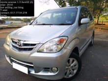 2010 Toyota Avanza 1.5 G MPV facelift car king 7 seat BLACK INTERIOR