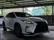 Recon 2018 Lexus RX300 2.0 F Sport SUV GRADE 4.5B*FULL SPEC*TRD BODYKITS*PANROOF*RED LEATHER*PWR MMRY SEAT*HUD*BSM*SURROUND CAM*PRE CRASH*PWR BOOT*20IN RIMS