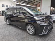 2015 Toyota Vellfire 2.5 ZA 2POWER DOORS 7SEATERS BLACK INTERIOR UNREGISTERED