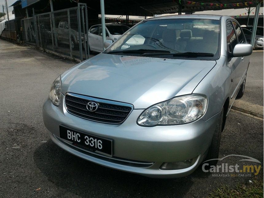 Toyota Corolla Altis 2004 E 1.6 in Selangor Automatic 