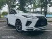 Recon 2019 Lexus RX300 2.0 F SPORT SUV, YEAR END SALE, CLEAR STOCK, BELOW MARKET PRICE, FREE PACKAGE