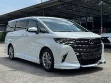 2025 Toyota Alphard 2.5 Z 5A (JPA SPEC)[JBL/MODELLISTA BODYKIT/SLIDE STEP/MOONROOF/LEATHER/REAR MONITOR/4 CAMERAS/POWER BOOT/DIM/BSM/HUD]