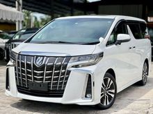 2019 Toyota Alphard 2.5 Sc Spec Alpine Set Monitor SunRoof Inner View Mirror Blind Spot Mirror Unregistered 5 Years Warranty